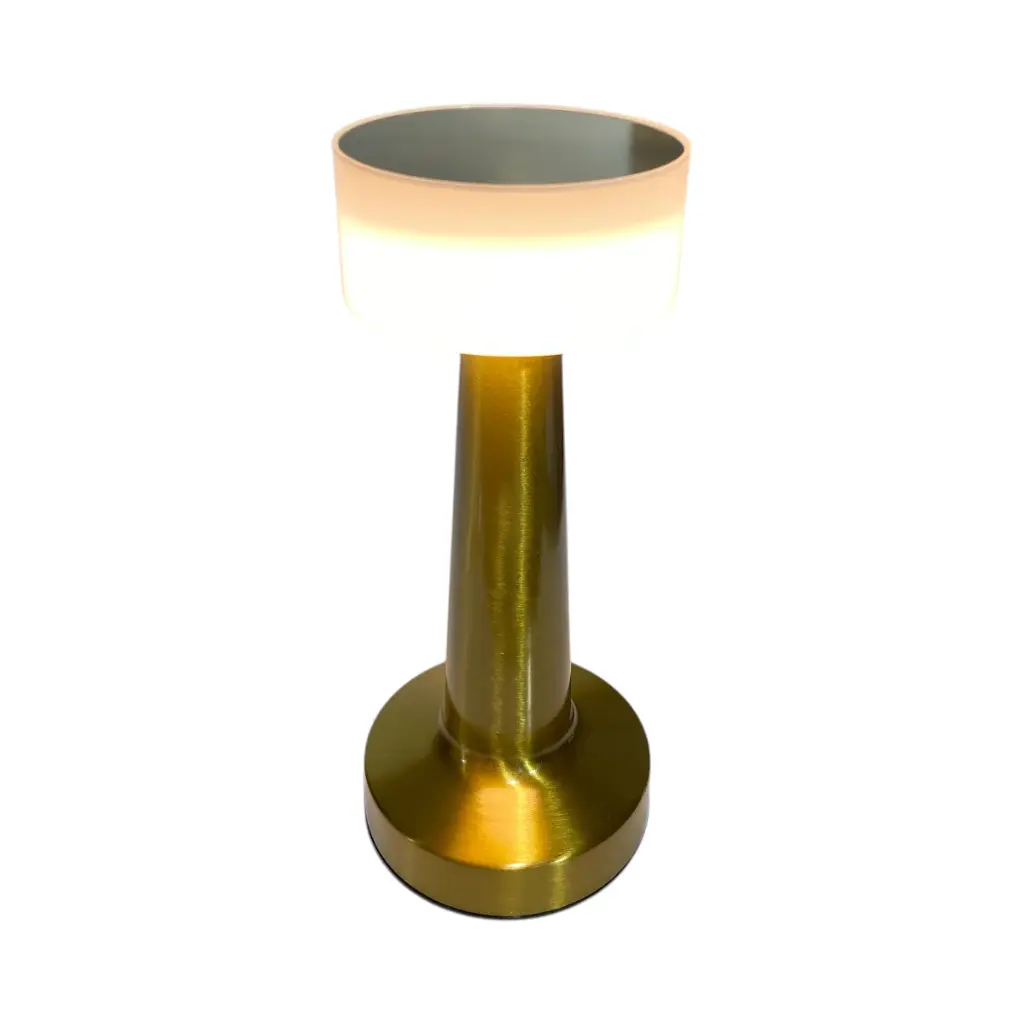 LAMPARA METALICA USB/RECARGABLE TOUCH 9X21.5CM