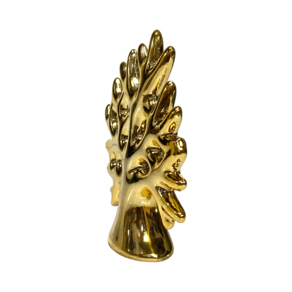 ARBOL DE LA VIDA CERAMICA/DORADO 9X3X10.5CM 