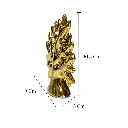 ARBOL DE LA VIDA CERAMICA/DORADO 9X3X10.5CM 