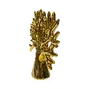 ARBOL DE LA VIDA CERAMICA/DORADO 15X4.5X17CM