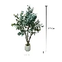 EUCALIPTO ARTF. CON MACETA DE CERAMICA 170CM