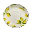TAZA C/PLATO LIMON FILO DORADO CERAMICA SETX12PCS. 220ML