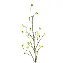 RAMA ARTF. CON HOJAS 140CM