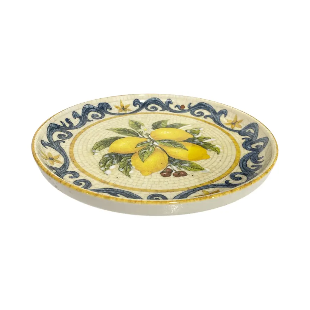 PLATO LIMON DE PORCELANA 27CM