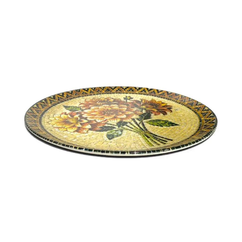 PLATO DALIAS DE PORCELANA 27CM 