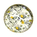 BANDEJA REDONDA LIMON PVC 37.5X4.5CM