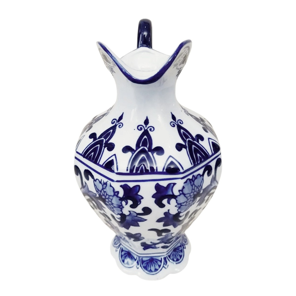 PT71-016 JARRA PORCELANA AZUL 16X24CM