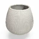 MACETA DE CERAMICA LINEAS 14X15CM