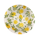 BOWL DISEÑO LIMON DE PORCELANA 20.5X7CM 