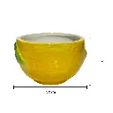 POZUELO DE CERAMICA CON DISEÑO DE LIMON 13.5X8CM
