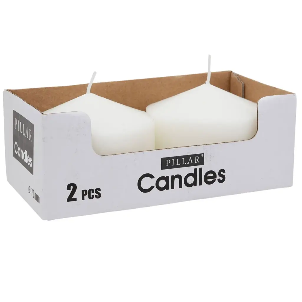 VELA DEC. SETX2PCS. BLANCA REF:ES29287 7X5CM