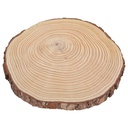 BANDEJA O BASE DE MADERA TRONCO 29X29X2CM