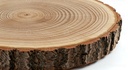 BANDEJA O BASE DE MADERA TRONCO 29X29X2CM