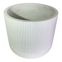 MACETA FIBRO CEMENTO 30X25 CM