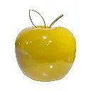 Manzana Decorativa de Cerámica Premium, estilo Glam. 11x11cm
