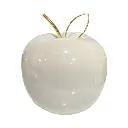 Manzana Decorativa de Cerámica Premium, estilo Glam. 11x11cm
