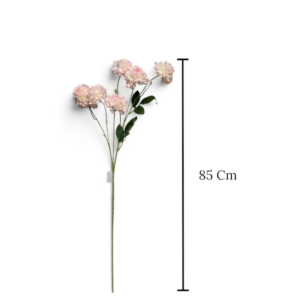 RAMA PEONIA BLANCA X6 85CM