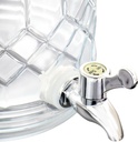 DISPENSADOR DE BEBIDAS/VIDRIO REF:DSP1285 18X16X25CM 3.5LT.