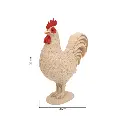 Gallo de resina Estilo Rustico Moderno (Chic) Ref: TG172697 20x10x26cm