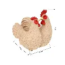 Gallo de resina Estilo Rustico Moderno (Chic) Ref: TG172697 20x10x26cm