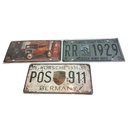 PLACA METALICA FI-2024-372 30X15CM