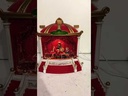 Teatro Navideño Cascanuez musical con luz. 3AAA 1.5v o USB. 20x11x23cm 