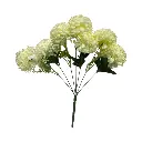 Flor artificial, 2 colores tela y pvc, 43cm  