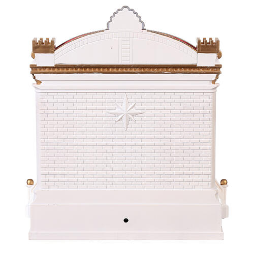 Teatro Navideño Cascanuez musical con luz. 3AAA 1.5v o USB. 20x11x23cm 