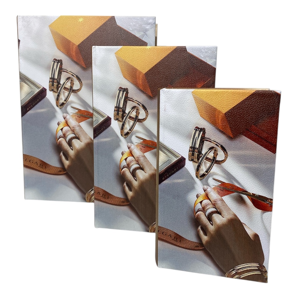 CAJAS EN FORMA DE LIBROS SETX3 22X30X7CM, 16X25.5X6CM, 12X20X4CM