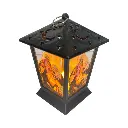 Farol led sagrada familia, pvc. 9x9x13cm