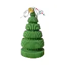 Vela Árbol de Navidad 3colores, Ø7.5x14.5cm