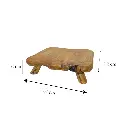 Bandeja Porta Bocados de Madera, 30x28x10cm