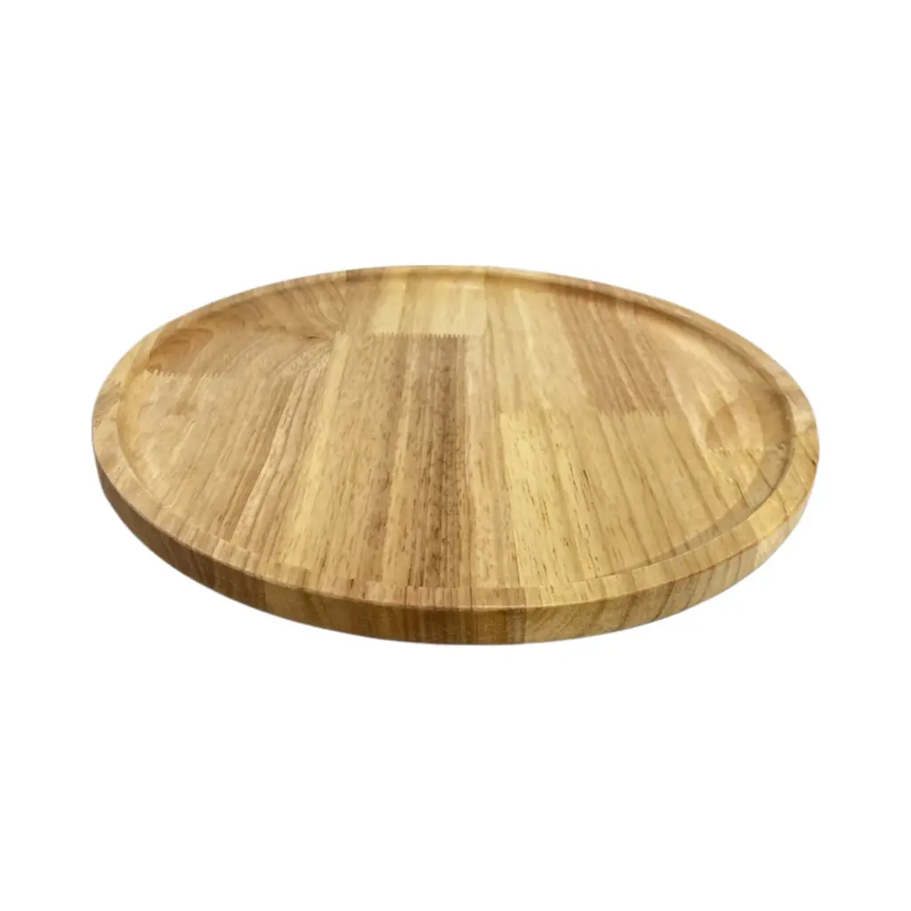 Bandeja Redonda de Madera Ø25cm
