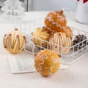 Bombillo de Navidad Galleta Jengibre, Set x 6. Ø8cm