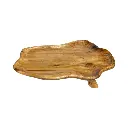 Bandeja de Madera Natural, porta picadas. 50x30x9.5cm
