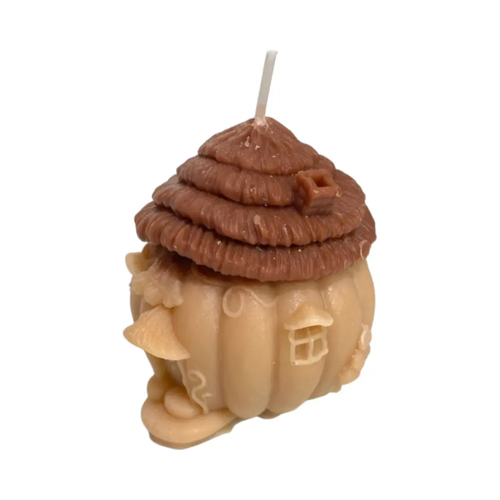 Vela Casa Calabaza Ø7x7cm