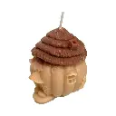 Vela Casa Calabaza Ø7x7cm