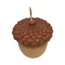 Vela Casa Calabaza Ø7x7cm