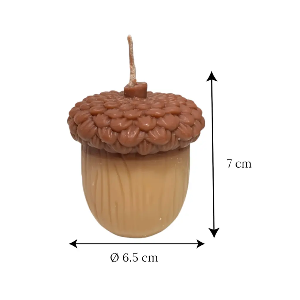 Vela Casa Calabaza Ø7x7cm