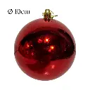 Esfera Navideña Ø 10cm Rojo, set x 6pz.