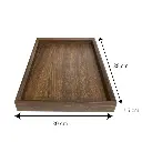 Bandejas de Madera setx3 pz. 24x35x3.5cm, 20x28x3.5cm, 15x25x3.5cm
