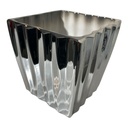 MACETA PVC DORADA DECOR 10X10X9.5 CM
