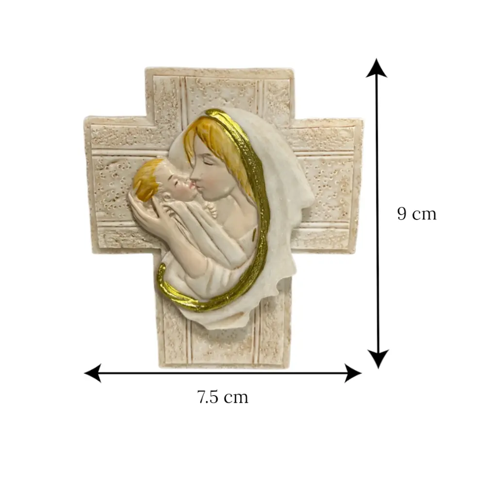 Cofre Recuerdo, Resina. Ref:81711021 Ø6.5cm x 4cm