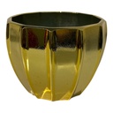 MACETA PVC DORADA O PLATEADA DECOR 9,5X7,5  CM