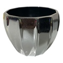 MACETA PVC DORADA O PLATEADA DECOR 9,5X7,5  CM