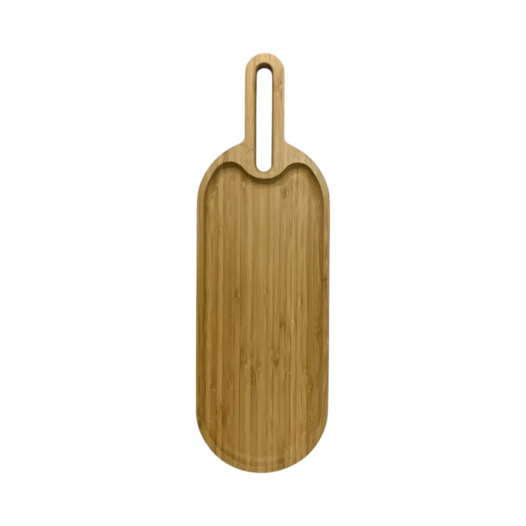 Porta Bocaditos de Madera Bamboo Natural, Ref:PS59350B 