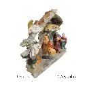 Nacimiento con luz, polirresina. REF:GS-108497-1 (27x11x25cm)
