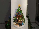 Casa Arbol de Navidad escena con luz y musical. USB, Ref:DF64765 ES29012. (Ø22cm x 33cm)