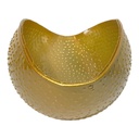 MACETA METALICA DORADA 20X6CM