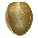 MACETA METALICA DORADA 20X6CM